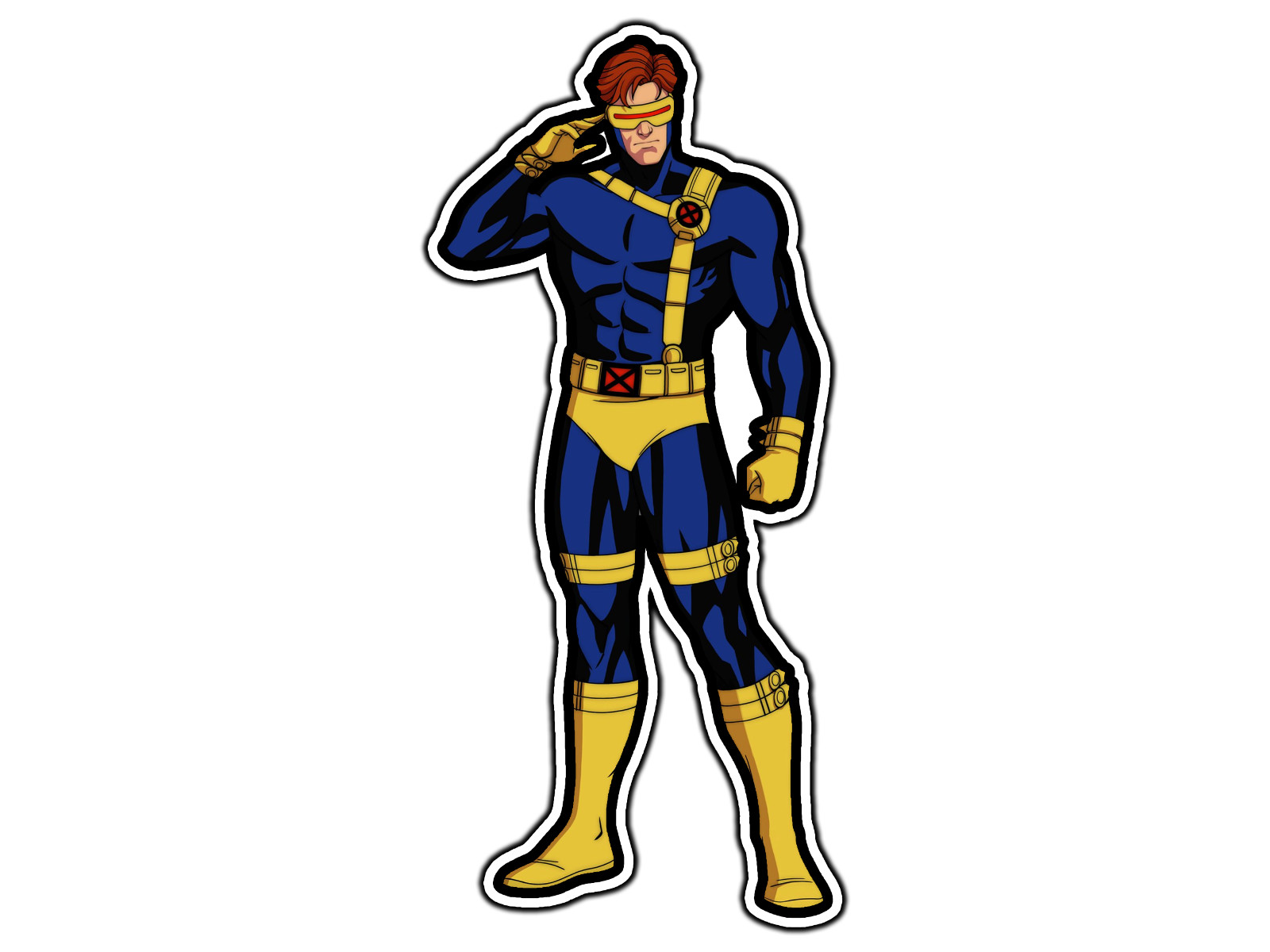 #0899 Scott Summers Cyclops X-Men #2 Superhero Sticker Waterproof Vinyl Decal