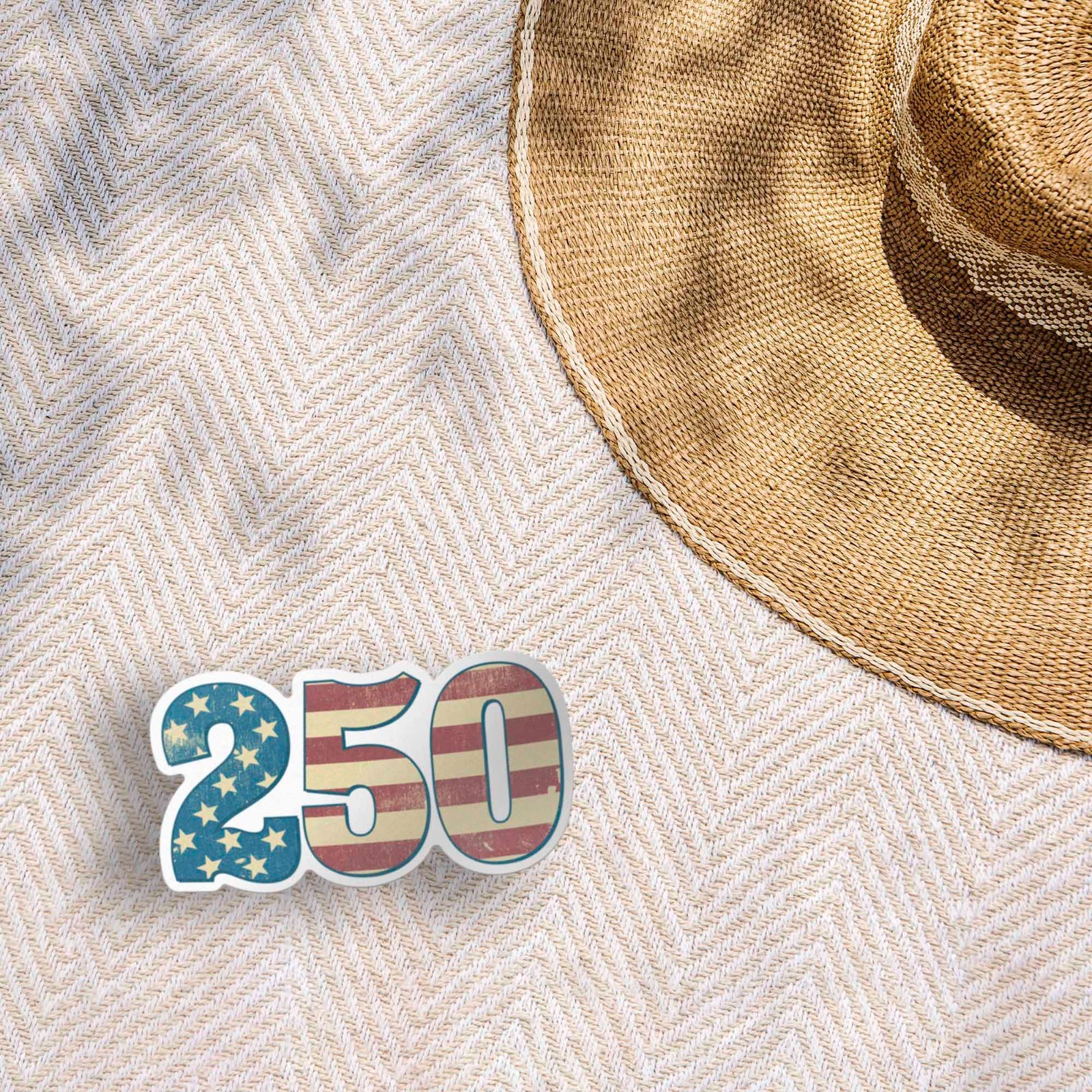 USA 250th Anniversary American Flag Sticker – Cool 2026 Patriotic Decal