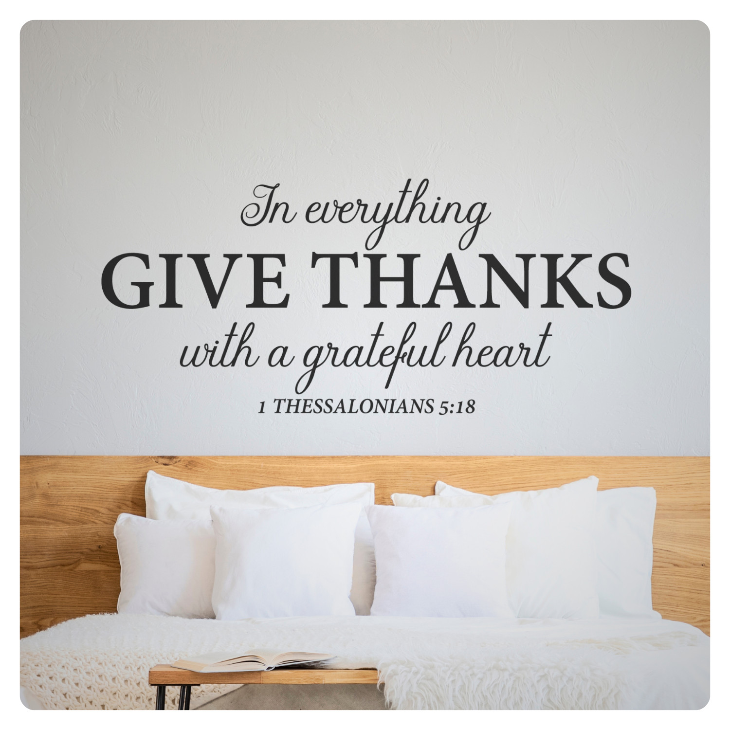In Everything Religious Inspirational Wall Decal Sticker Quote Home Vinyl Decor