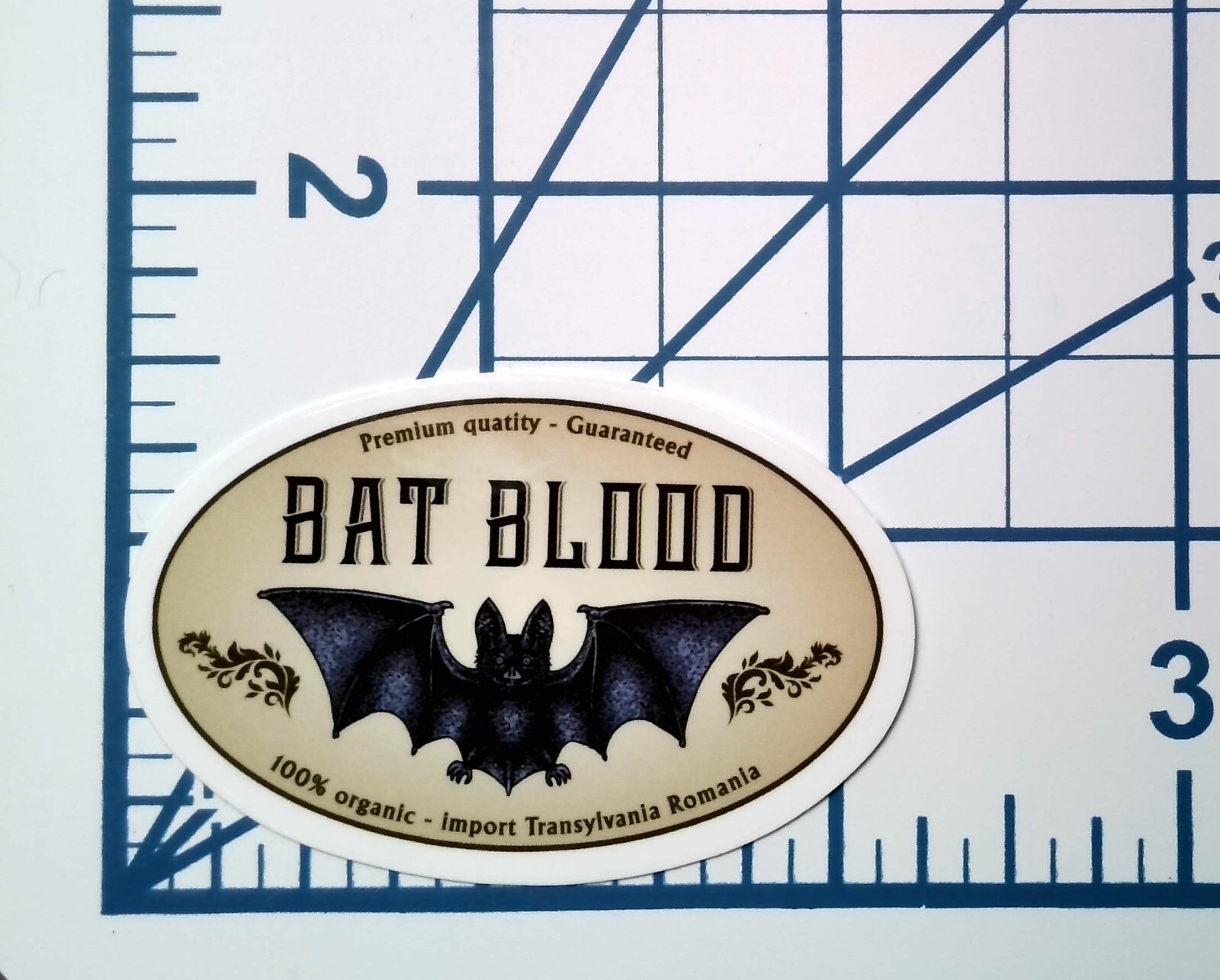 Bat Blood Vinyl Sticker Vampire Potion Journal Scrapbook Die Cut Goth Gothic