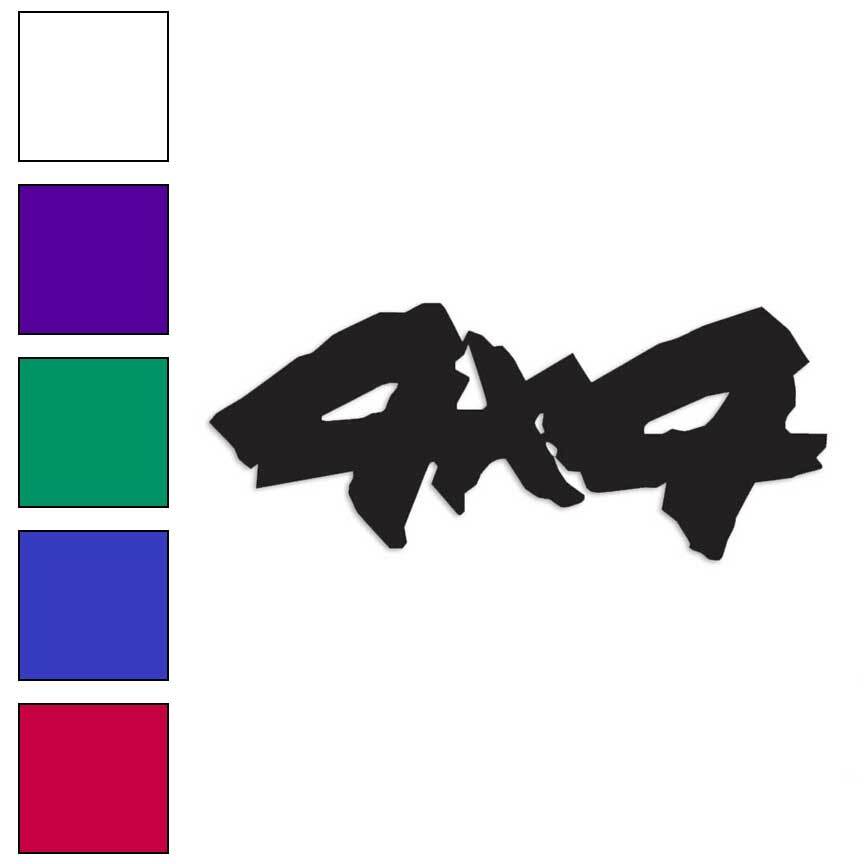 4×4, Vinyl Decal Sticker, Multiple Colors & Sizes #778