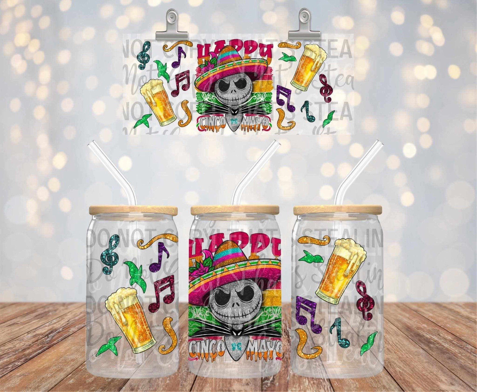 NBC Cinco de Mayo 16oz UVDTF
