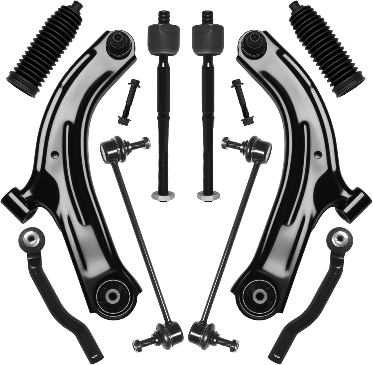 Lower Arm Front End Suspension Kit for 2007-2011 Nissan Versa 2009-2014 Cube