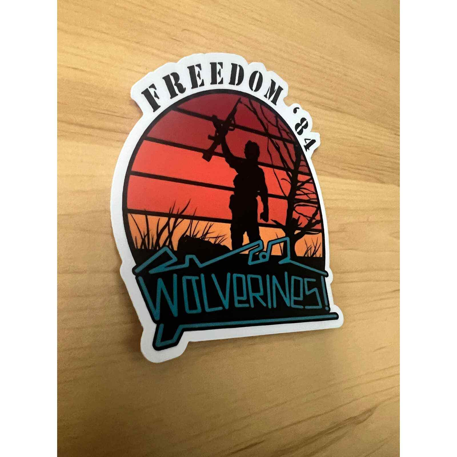 Red Dawn | Wolverines | Vinyl Sticker