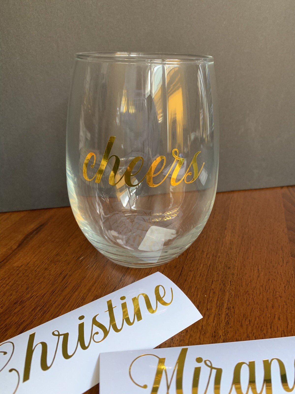 Custom Text Vinyl Lettering Sticker Decal Personalized Script Fonts In Chrome