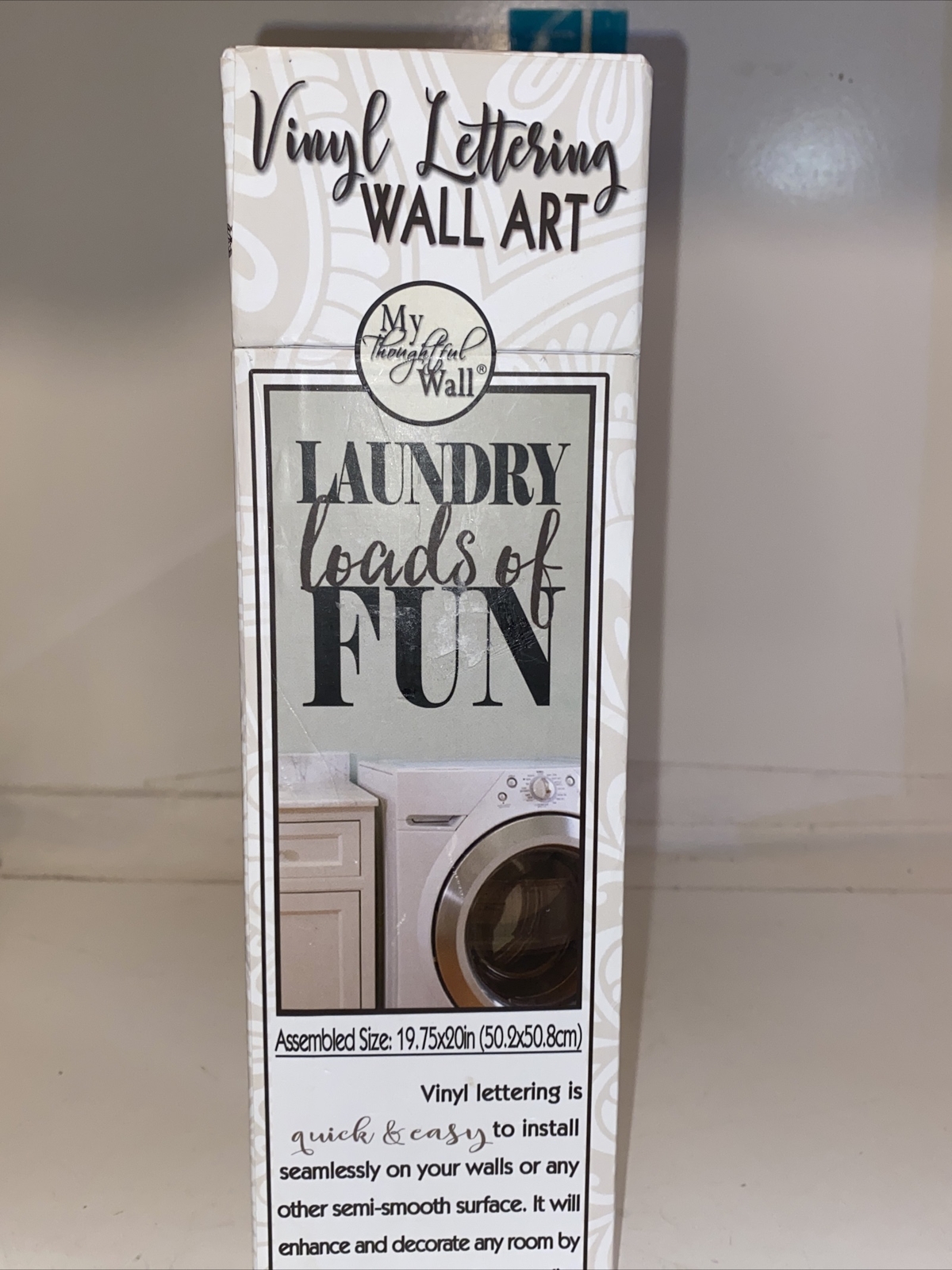 Wall Art Vinyl Lettering The Laundry Room Loads Of Fun New Unopened Box