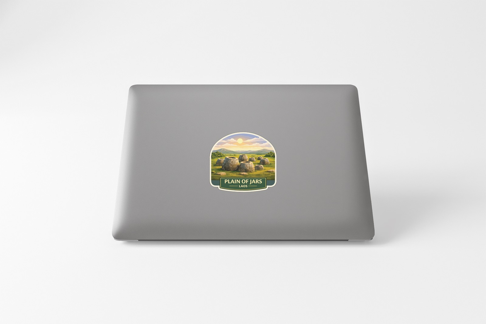 Plain of Jars Laos Sticker Decal Vinyl Die-Cut World Heritage Sites Series