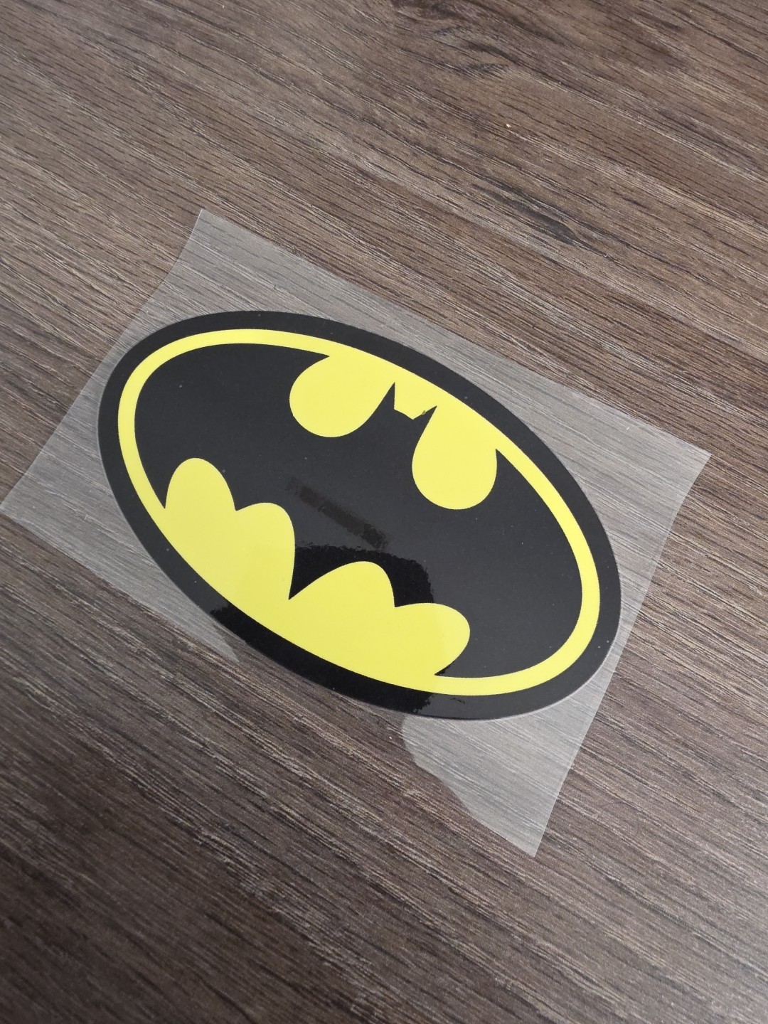 Batman Retro Vintage Raised UVDTF 3in Decal Made In The USA Waterproof
