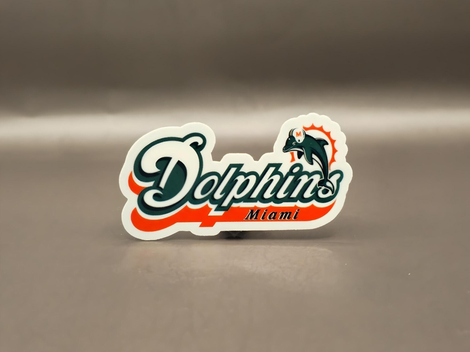 Football Inspired Stickers Florida Beach Sports Fins Up Miami Dolphins Decals