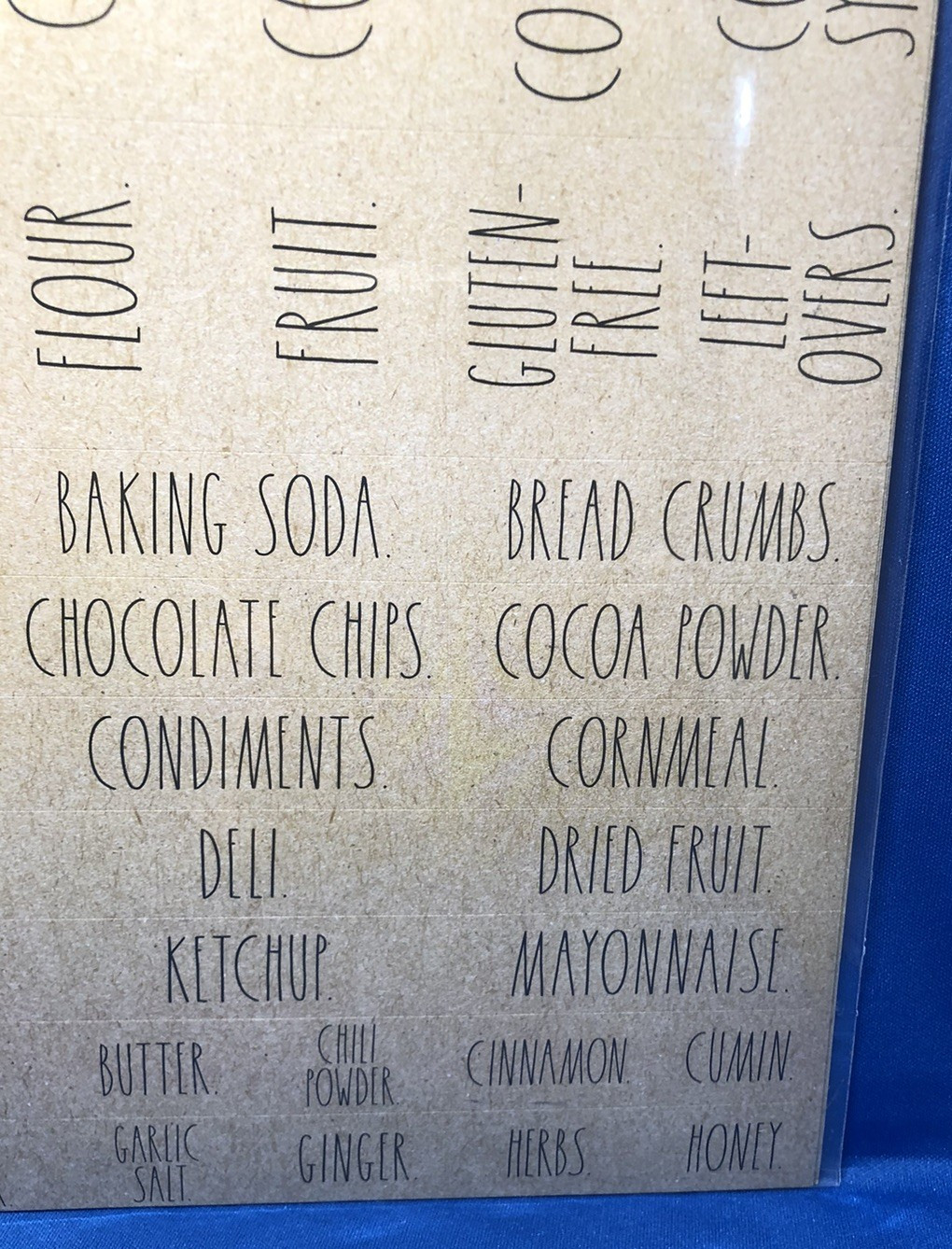 Rae Dunn Signature Collection Organizing Labels for Containers Pantry Fridge 180