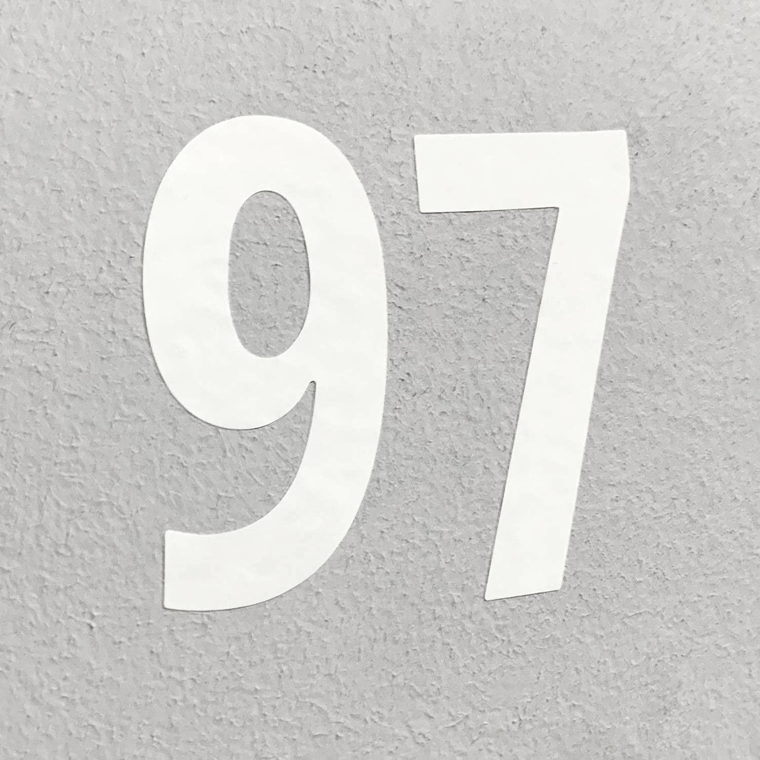 600 Pieces, 1″ – Number Stickers, Waterproof Vinyl Stick on Numbers – Black