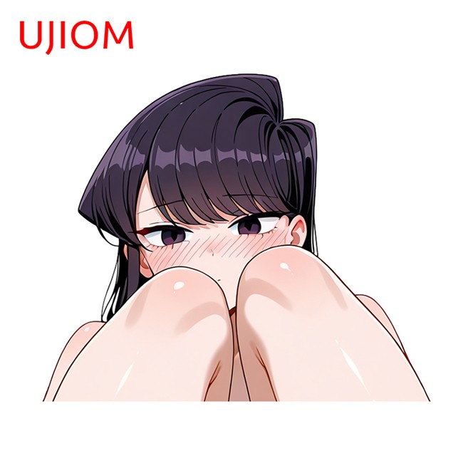 EARLFAMILY 5.1″ Komi Shouko Waifu Anime Girl Car Sticker Motorcycle Hood Decals