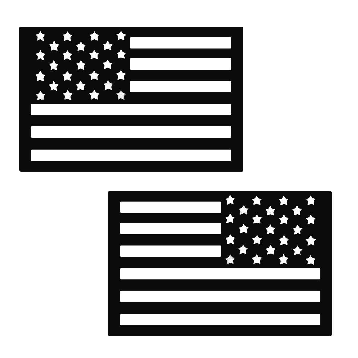 2PCS American Flag Magnet Decal, 6″×3.7″ Flags Magnetic Vinyl Sticker with Pa…