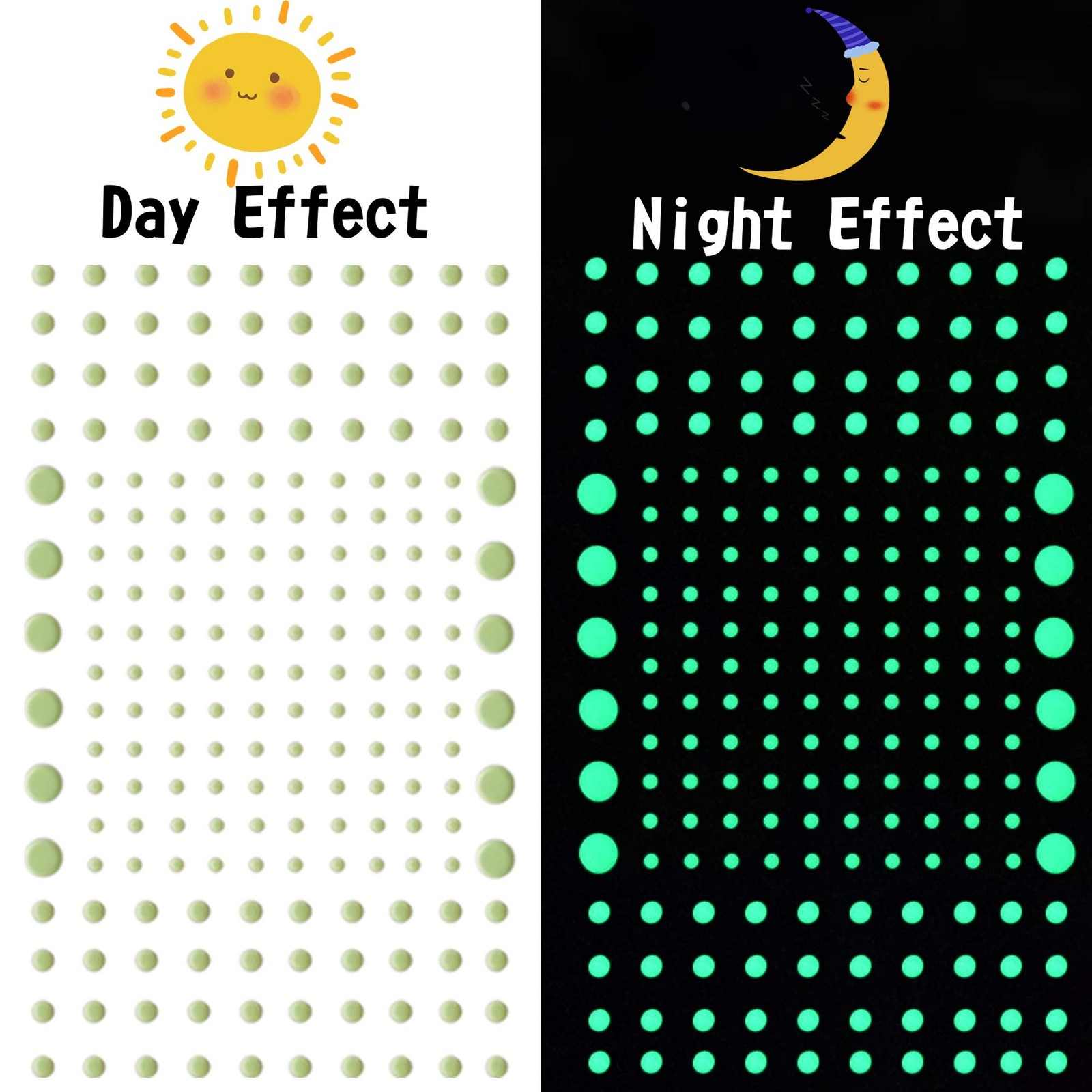 808 PCS Glow in The Dark Stars for Ceiling Glowing Wall Decals Decor Stickers…