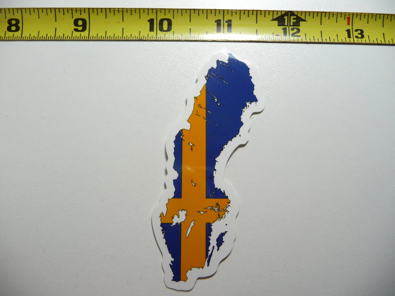 SWEDEN SMALL STICKER DECAL MAP FLAG COUNTRY OUTLINE SILHOUETTE LAPTOP