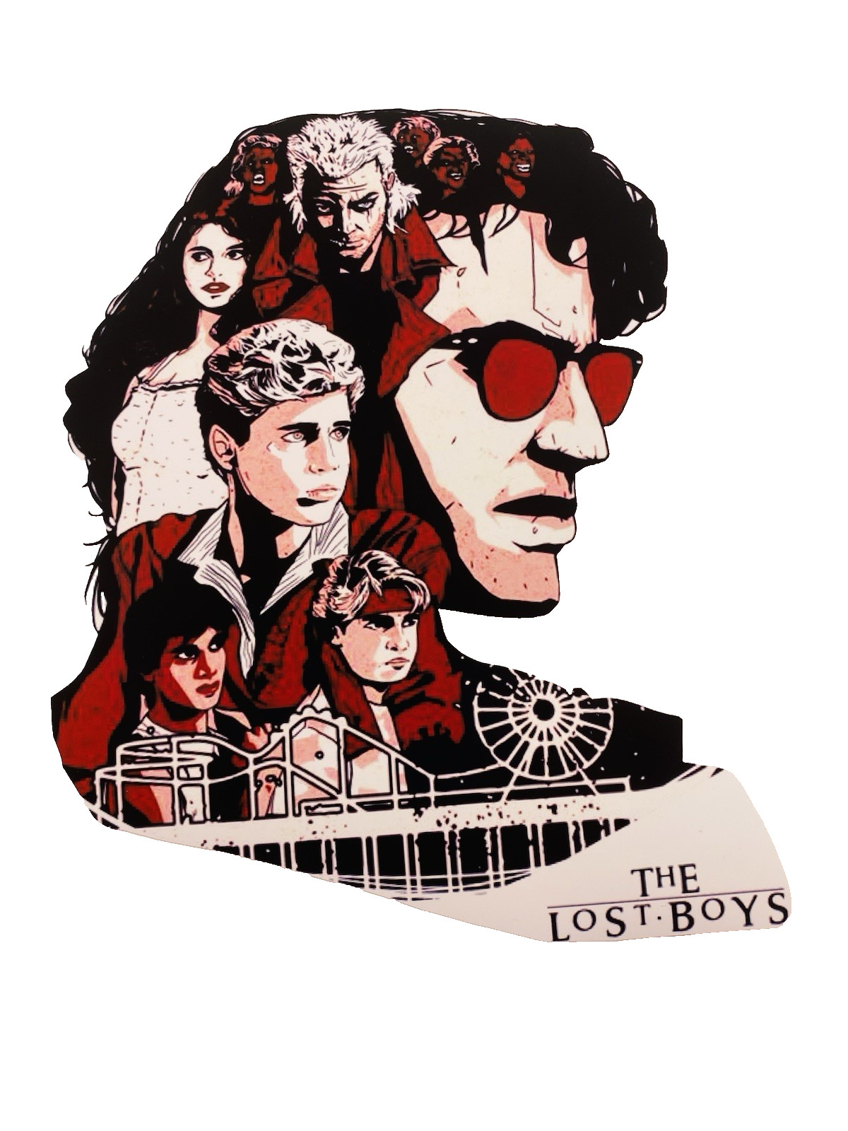 The Lost Boys Sam Inspired Waterproof Car Decal Wall Poster Vinyl Sticker Horror