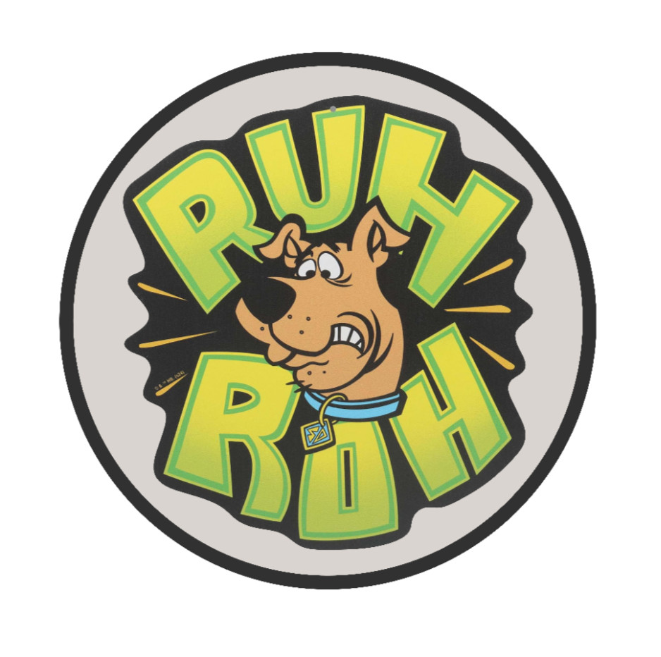 Scooby Do (Ruh Ro) – 4″ Handmade Vinyl Decal Car Laptop Cooler Journal Decor 26