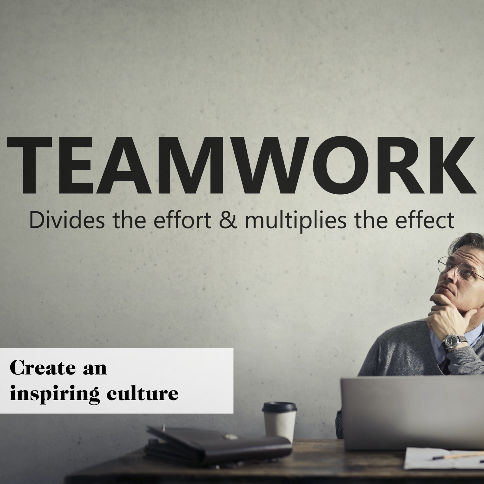 Teamwork Motivational and Inspirational Office Wall Decal Sticker Vinyl Quotes