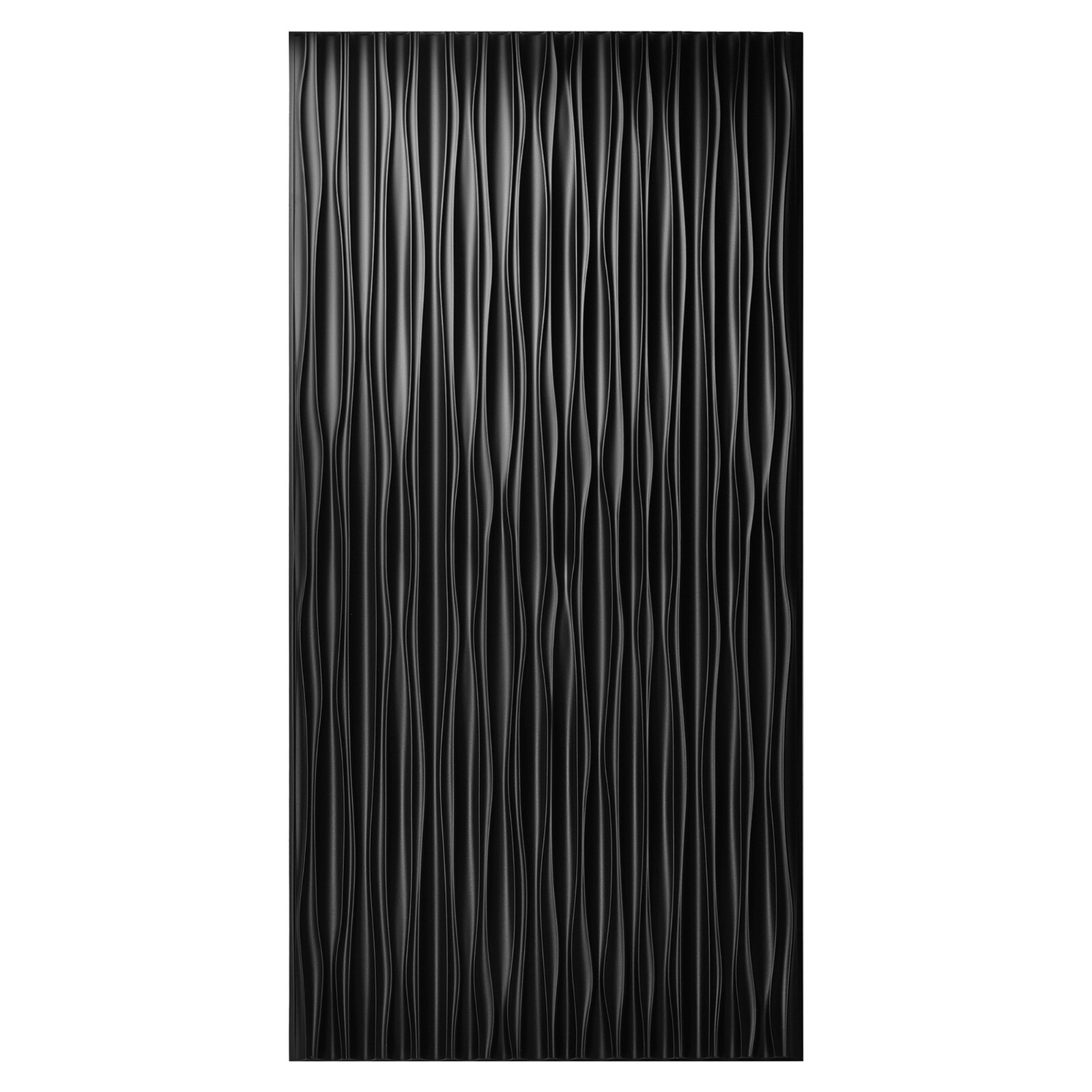 6 Pack 48″ x 24″ 3D PVC Wall Panels ,Ceilings,Black or White,Tree groove texture