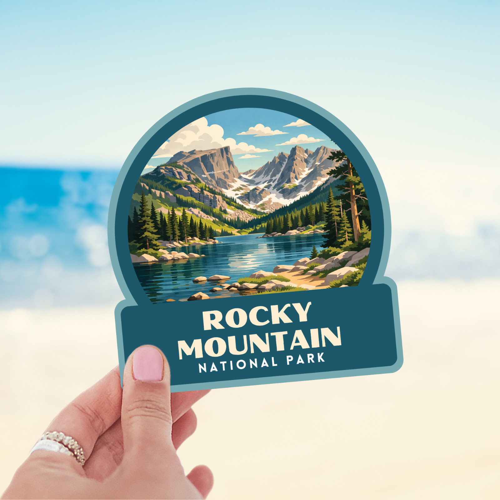 Rocky Mountain National Park Sticker Colorado Souvenir Waterproof Vinyl Decal
