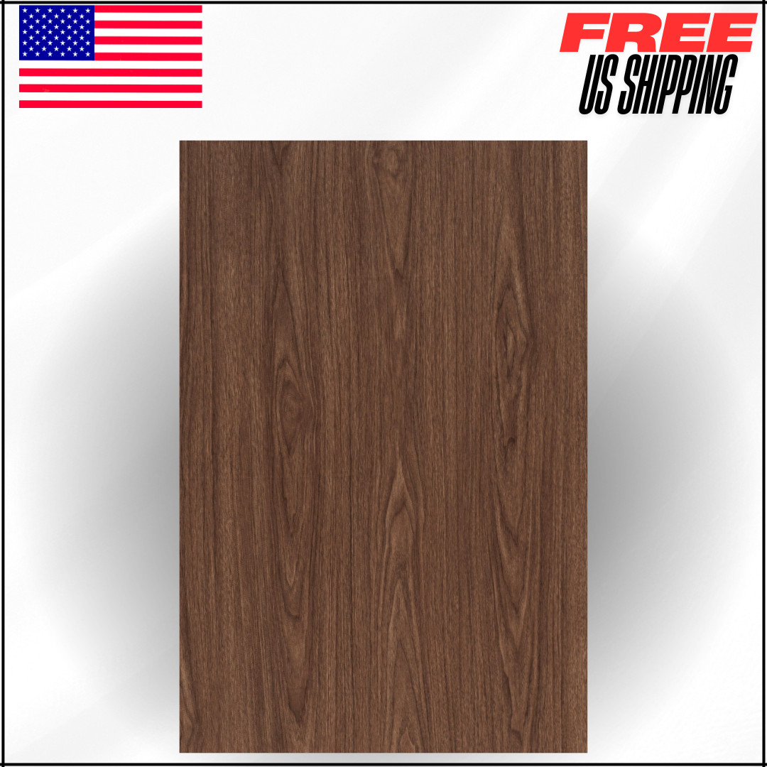Walnut Wood Grain Contact Paper Wood Wallpaer for Cabinets 16×78″ Peel & Stick