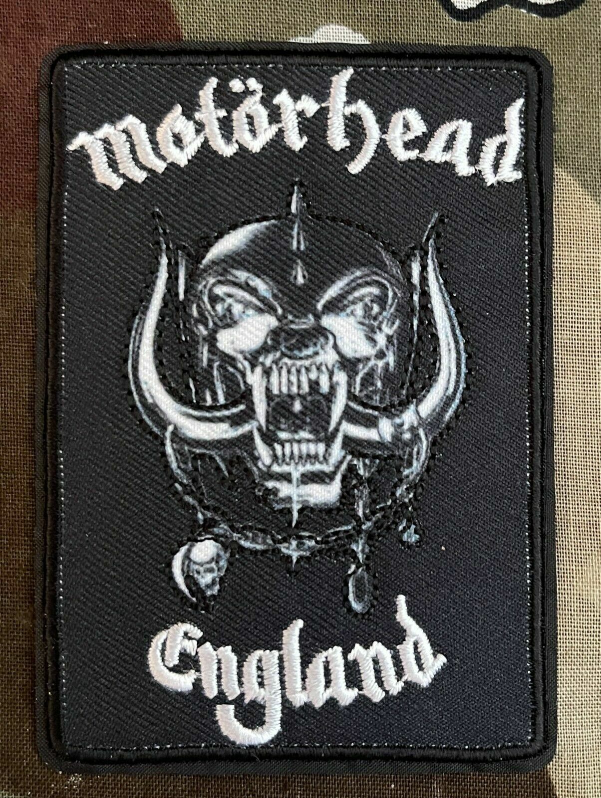 Motorhead England Embroidered Patch M096P Ramones Black Flag