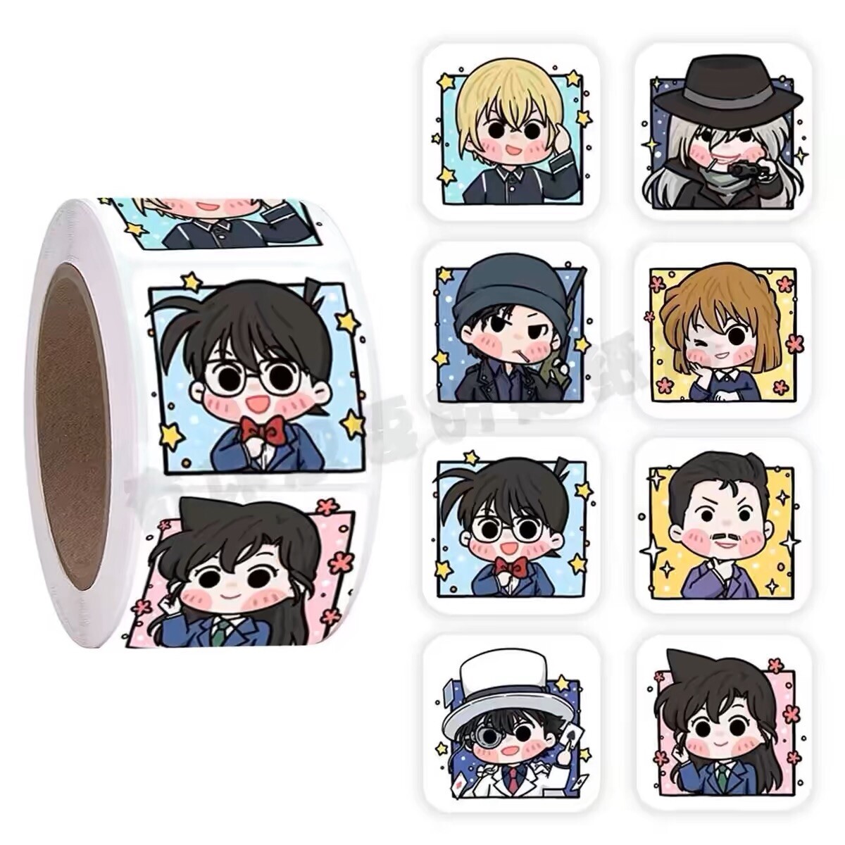 Detective Conan Anime Manga Stickers 500 PCS 8 1 Inch Designs Characters Rare