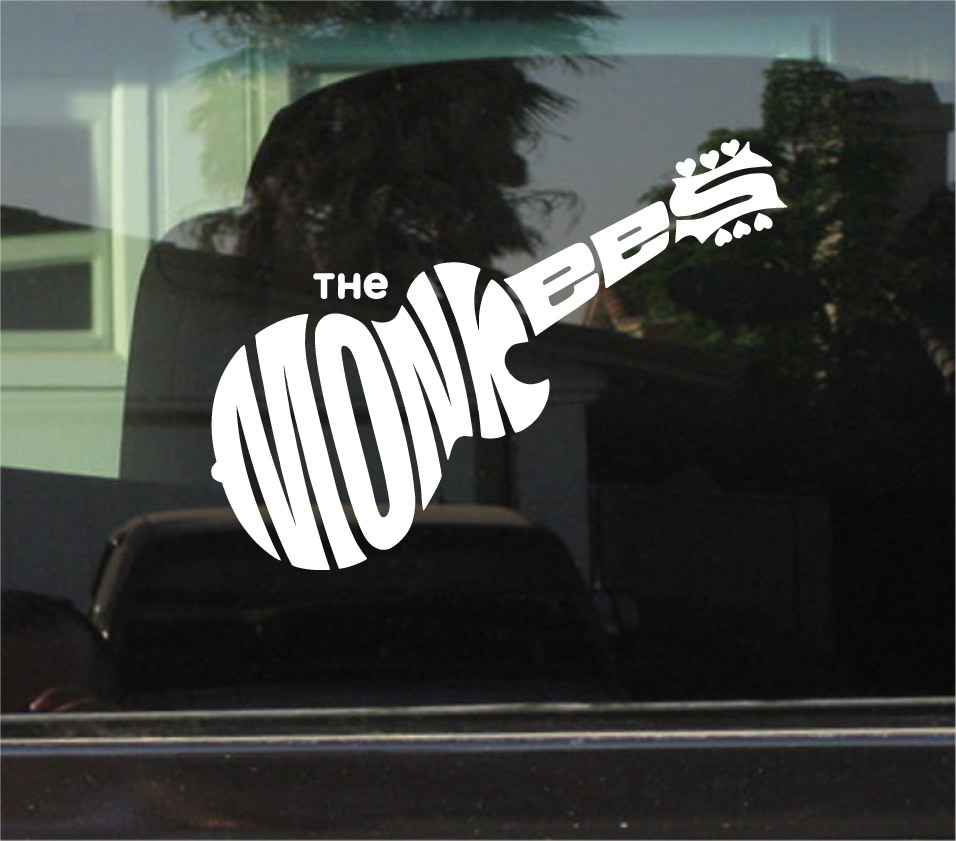 THE MONKEES 8 INCH VINYL DECAL / STICKER
