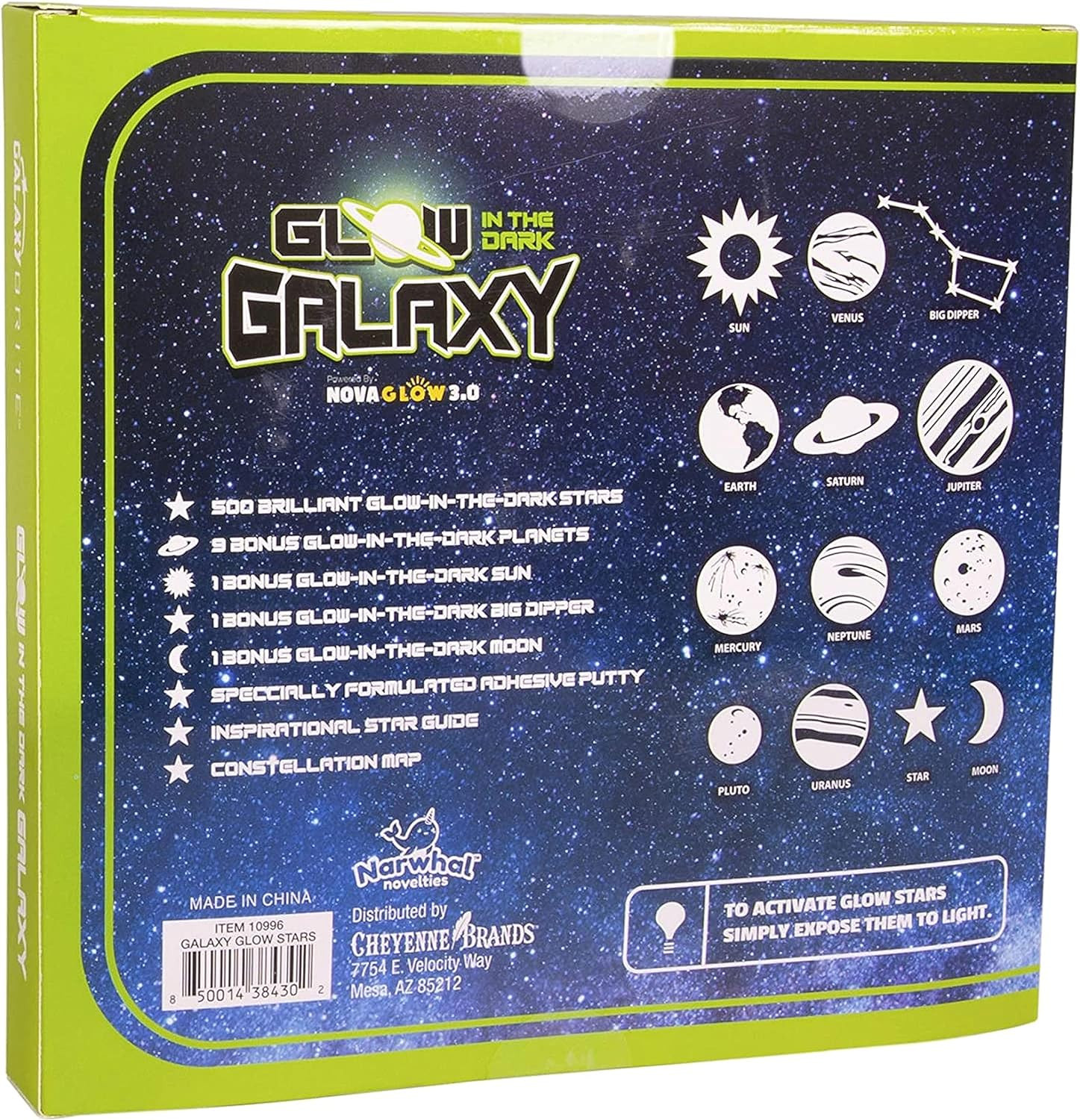Glow in the Dark Stars for Ceiling, 500-Count, Largest Ceiling Glow Stars Assort
