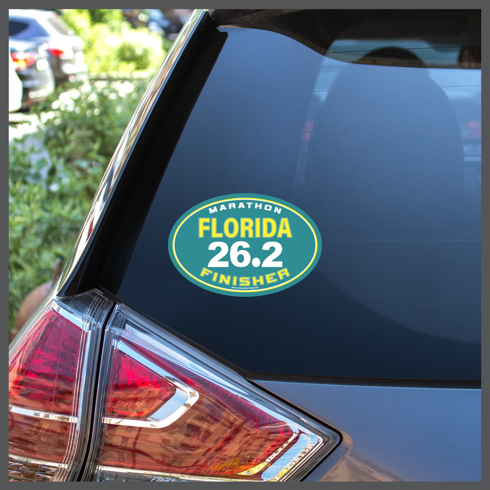 Florida Marathon 26.2 Finisher CUSTOM YEAR Removable Sticker Decal or Car Magnet