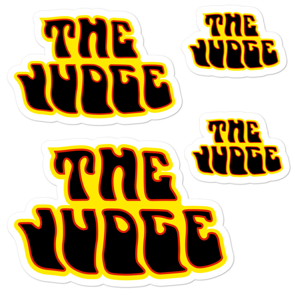 The Judge Stickers (4) GTO Emblem Badge Logo