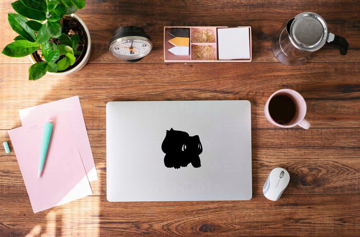 Bulbasaur Silhouette Sticker Decal – Perfect for Pokemon Fans! – 6616S