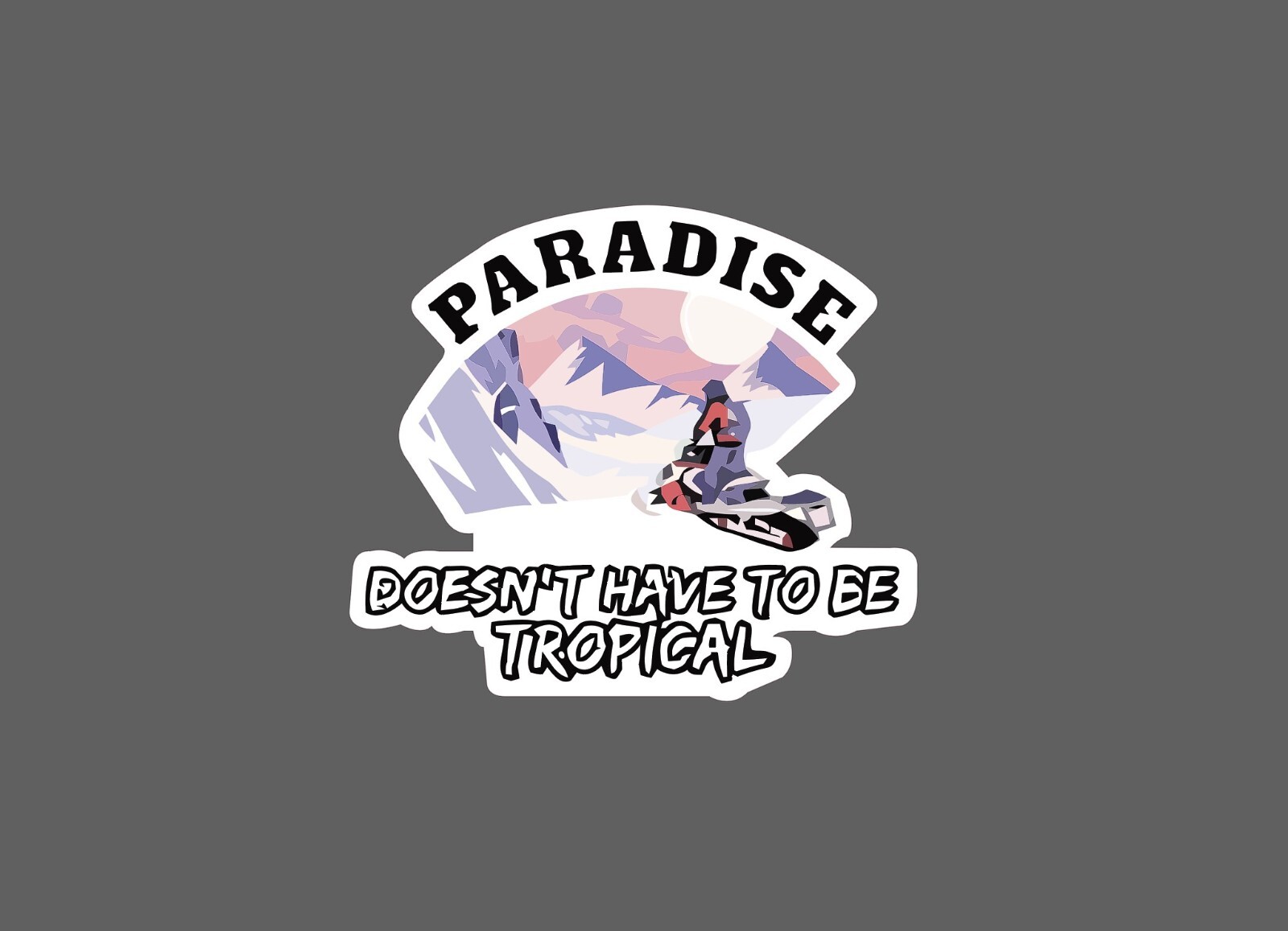 Paradise Sticker Snow Mobile Waterproof NEW – Buy Any 4 For $1.75 EACH Storewide