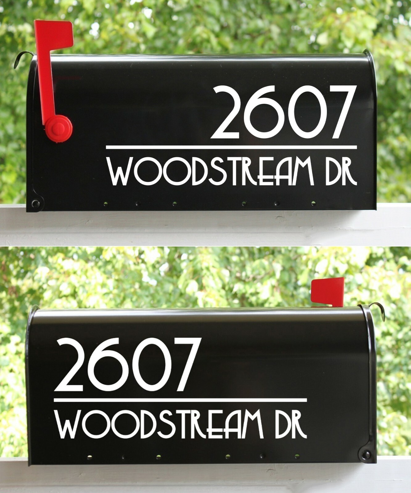 3-pack Oversized Mailbox Numbers and Address Vinyl Decals Home Address COPA