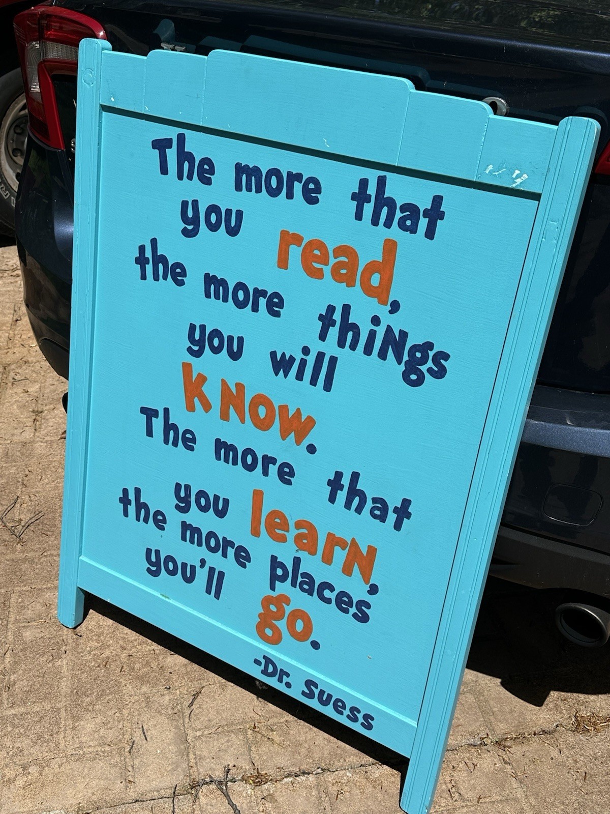 VTG Inspirational Dr Suess Education Learning Quotes Wooden Wall Panel 31″ X 41″