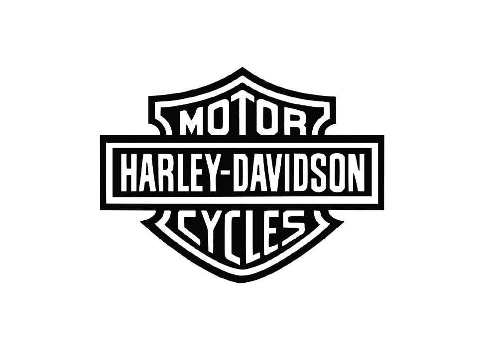 Harley Logo Vinyl Decal Sticker -Multiple Colors & Sizes- FREE SHIPPING