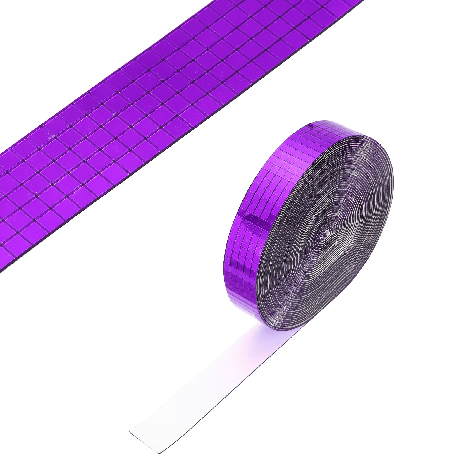 5x5mm Self Adhesive Mirrors Mosaic Tiles, 10000 Pcs Mosaic Sticker, Purple