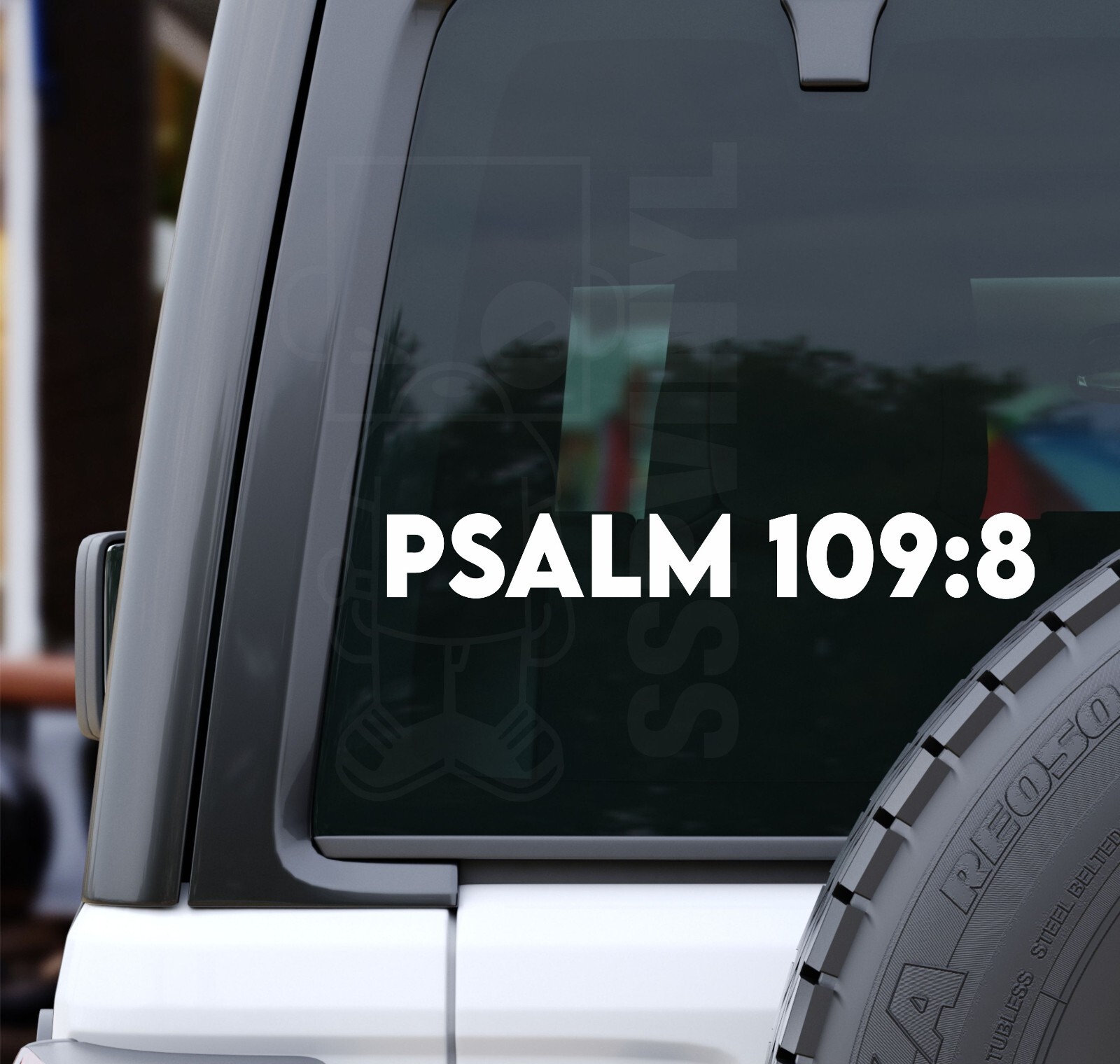 Psalm 109:8 Anti Trump Car Vinyl Decal Sticker