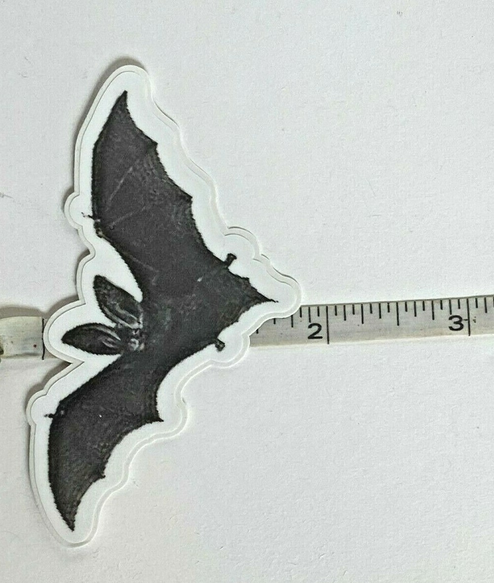 Flying BAT Vinyl Sticker 3 1/2″x 2″ Laptop Notebook Mug Fade Resistant
