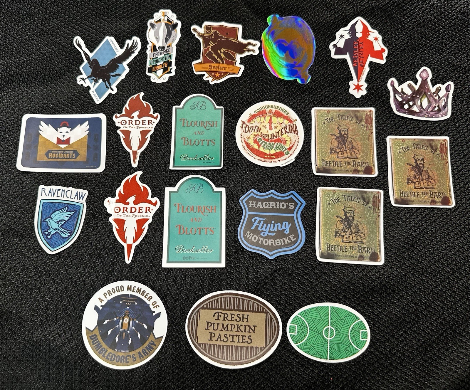 Harry Potter Stickers New Mixed Lot Of 141 Pieces Assorted Colors