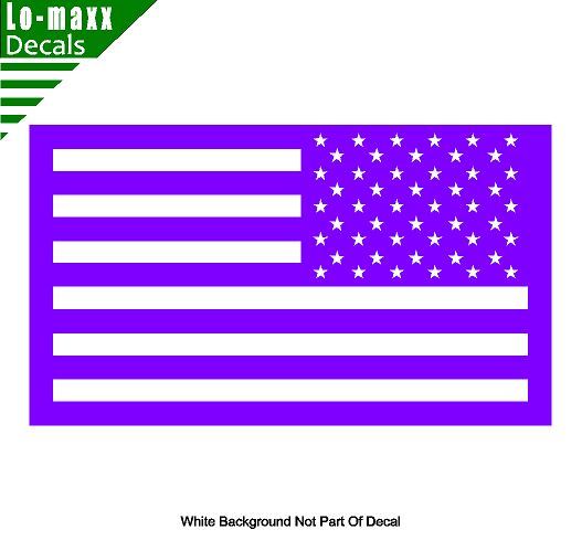United States Tactical Reverse American Flag High Quality Die Cut Vinyl Decal