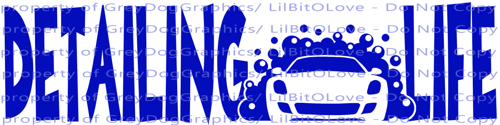 Detailing Life Vinyl Decal Sticker Car Detail Washing Cleaning Automotive Auto