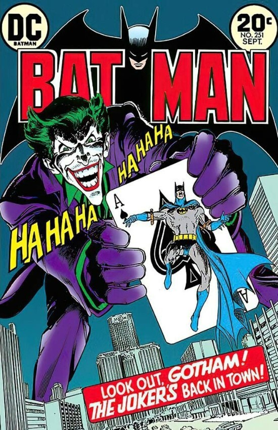 BATMAN the JOKER’S BACK IN TOWN Wall Vinyl Decal Poster Removable Adhesive