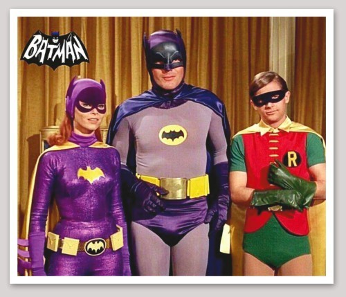 BATGIRL, BATMAN & ROBIN *NEW* Sticker Measures 5.25″ x 4.46″