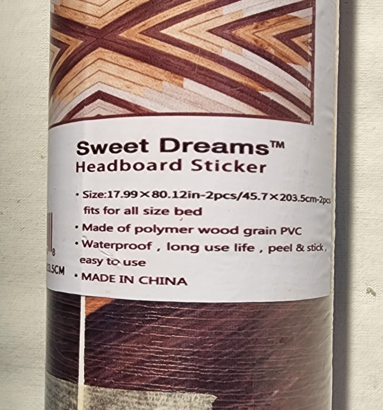 Sweet Dreams Headboard Sticker – All Size – 17.99″ X 80.12″ X 2 Pieces – Funlife