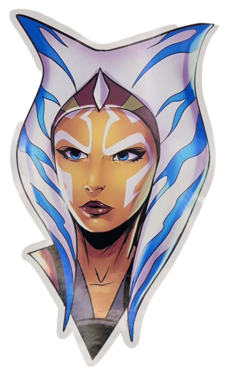 Star Wars Ahsoka Tano Inspired Waterproof Car Decal Vinyl Sticker Sci-Fi Fantasy