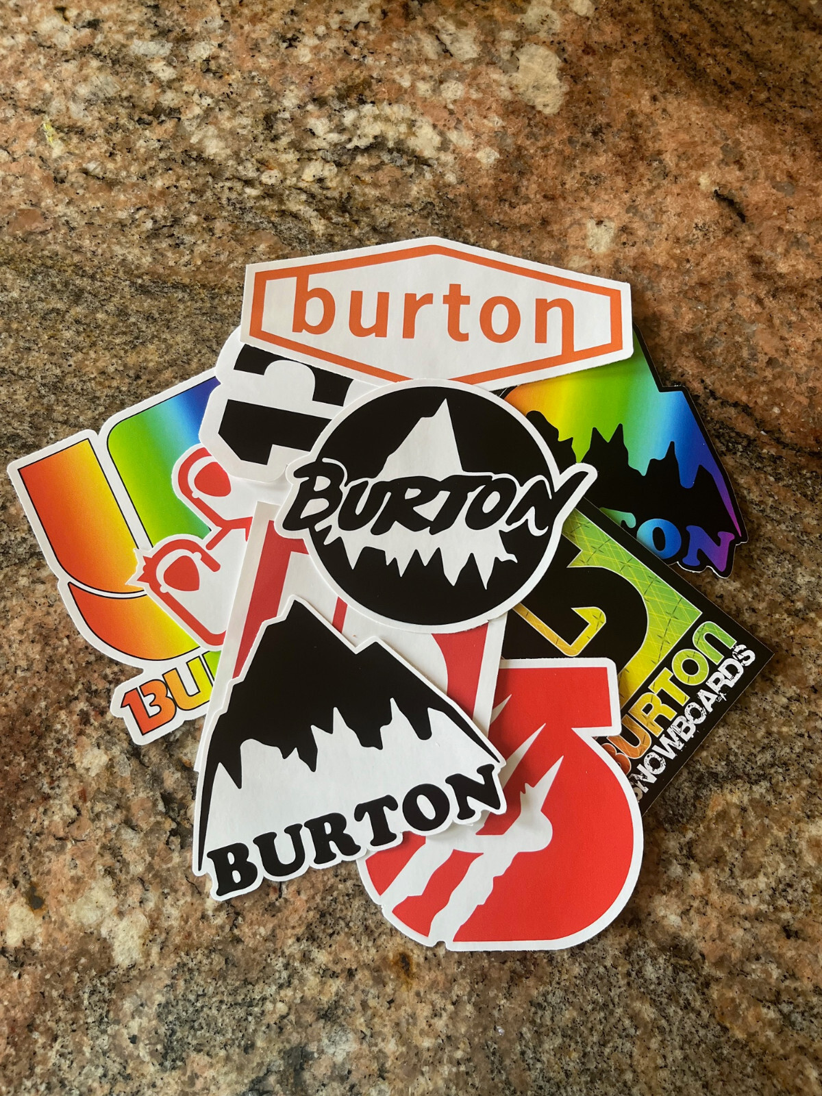 Burton Sticker Pack / Lot – 10 Ski Snowboard vinyl decals