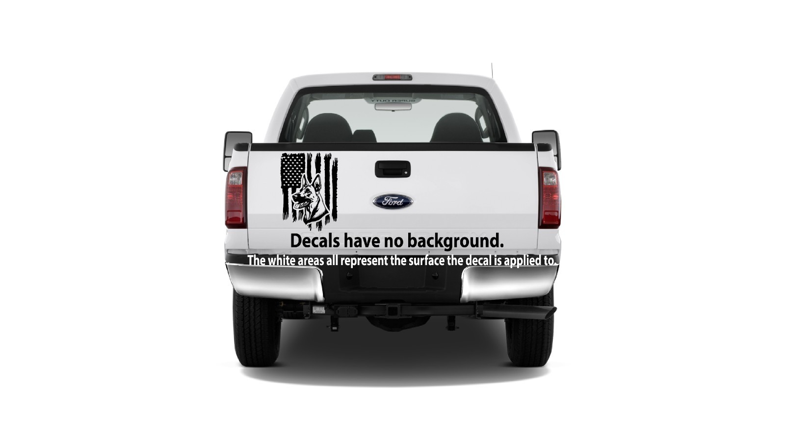 Distressed American Flag Belgian Malinois Dog Puppy USA Patriot Decal Sticker #2