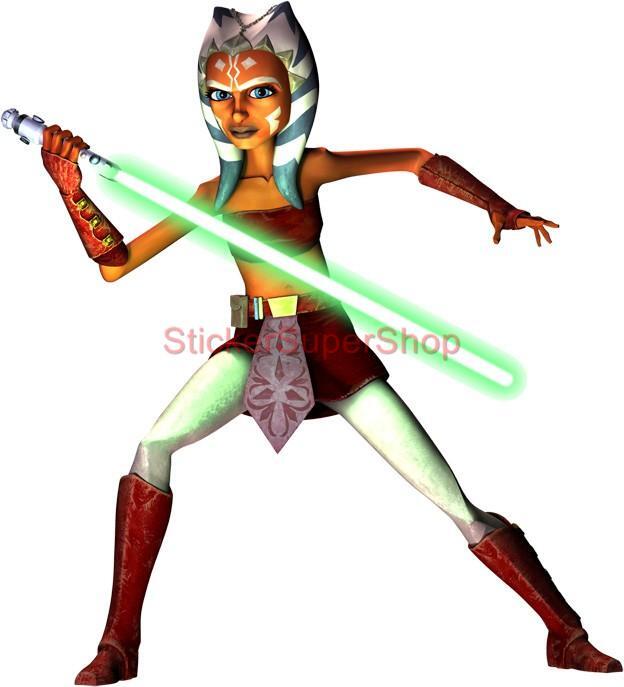 AHSOKA TANO STAR WARS Decal Removable WALL STICKER Art Home Decor Clone Giant
