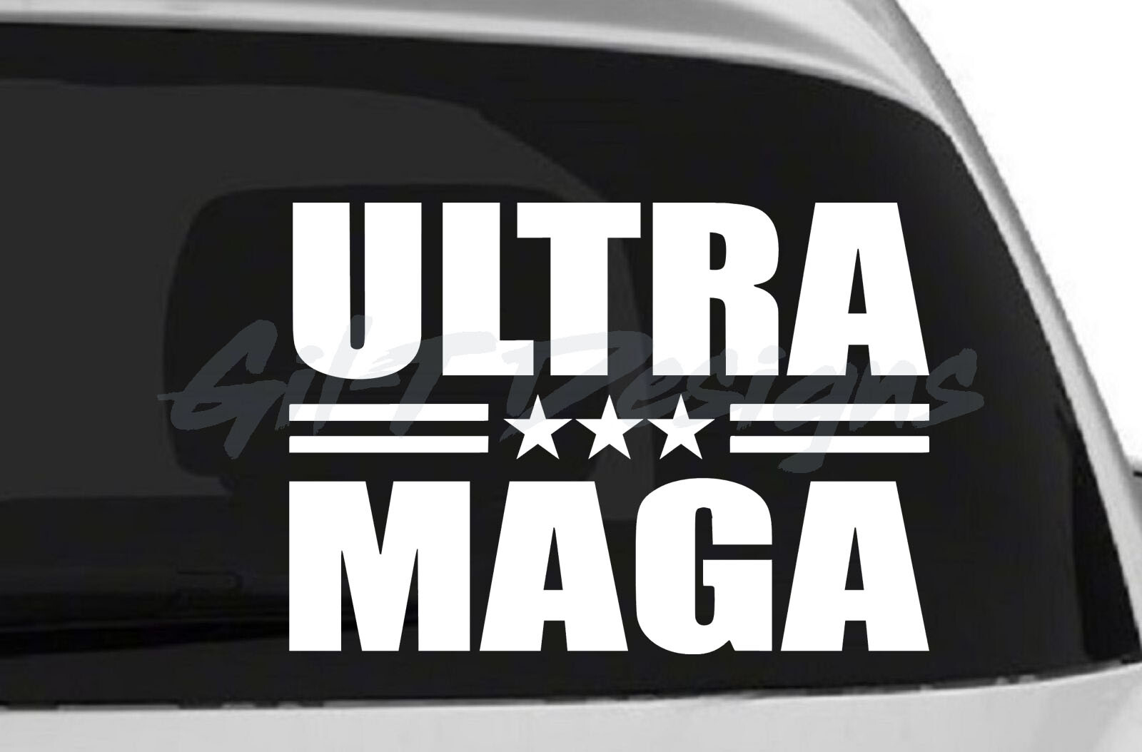 Ultra Maga #4 Vinyl Decal Sticker, Donald Trump, 45, 2024, President, Don, FJB